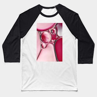 Powder Pink to Passion Pink Baseball T-Shirt